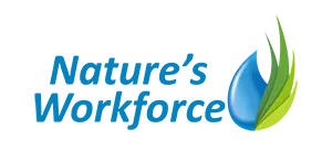 Natures Workforce Logo with droplet